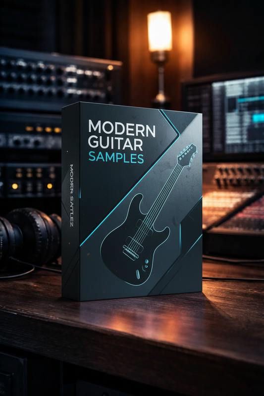 Modern Guitar Samples on original studio setup